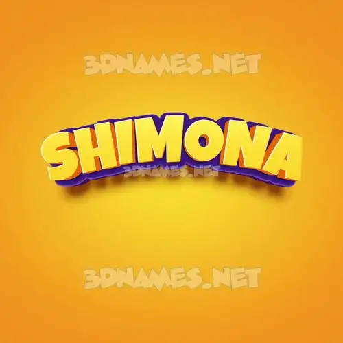 shimona in Orange Toon style - 3D name wallpaper shimona in Orange Toon style - 3D name wallpaper