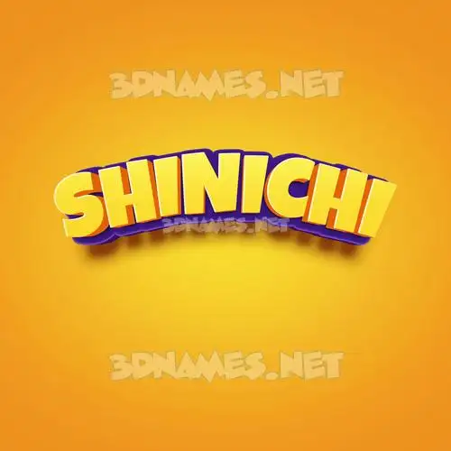 shinichi in Orange Toon style - 3D name wallpaper shinichi in Orange Toon style - 3D name wallpaper