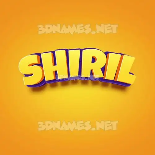 shiril in Orange Toon style - 3D name wallpaper shiril in Orange Toon style - 3D name wallpaper