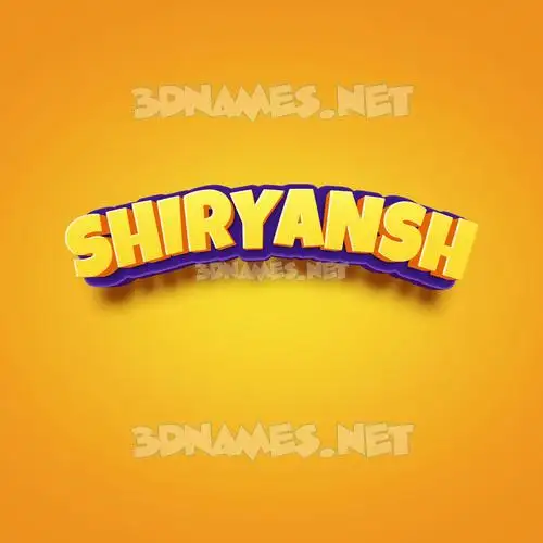 shiryansh in Orange Toon style - 3D name wallpaper shiryansh in Orange Toon style - 3D name wallpaper