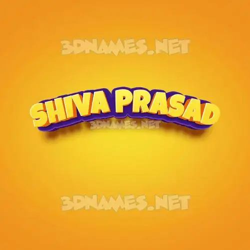shiva prasad in Orange Toon style - 3D name wallpaper shiva prasad in Orange Toon style - 3D name wallpaper