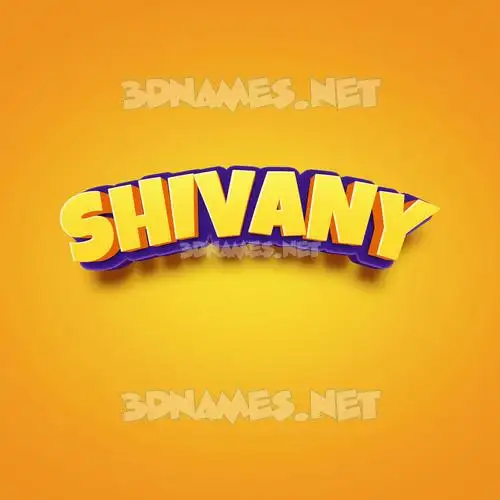 shivany in Orange Toon style - 3D name wallpaper shivany in Orange Toon style - 3D name wallpaper