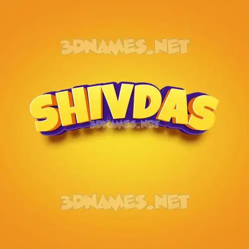 shivdas in Orange Toon style - 3D name wallpaper shivdas in Orange Toon style - 3D name wallpaper