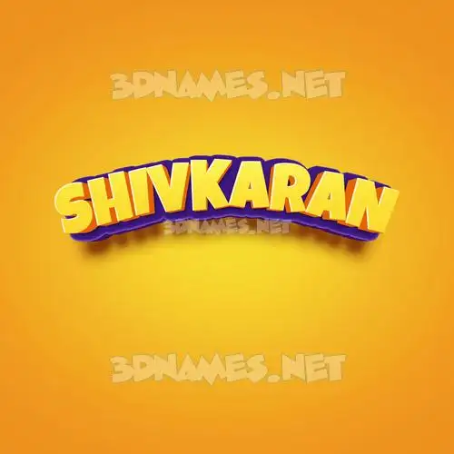 shivkaran in Orange Toon style - 3D name wallpaper shivkaran in Orange Toon style - 3D name wallpaper