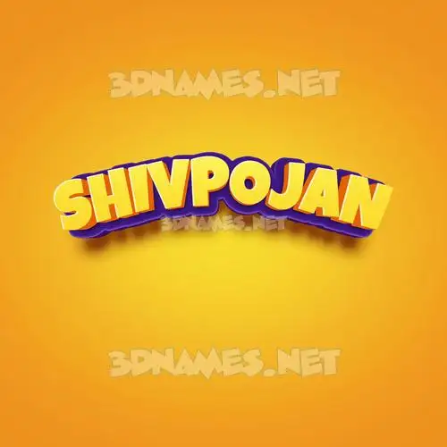 shivpojan in Orange Toon style - 3D name wallpaper shivpojan in Orange Toon style - 3D name wallpaper
