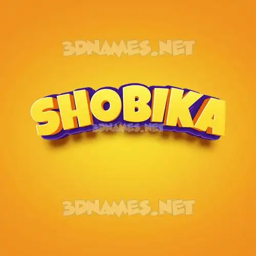 shobika in Orange Toon style - 3D name wallpaper shobika in Orange Toon style - 3D name wallpaper