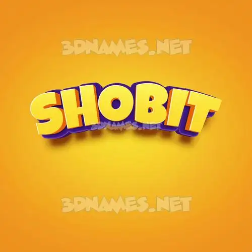 shobit in Orange Toon style - 3D name wallpaper shobit in Orange Toon style - 3D name wallpaper