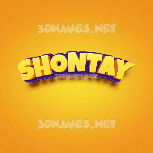 shontay in Orange Toon style - 3D name wallpaper shontay in Orange Toon style - 3D name wallpaper