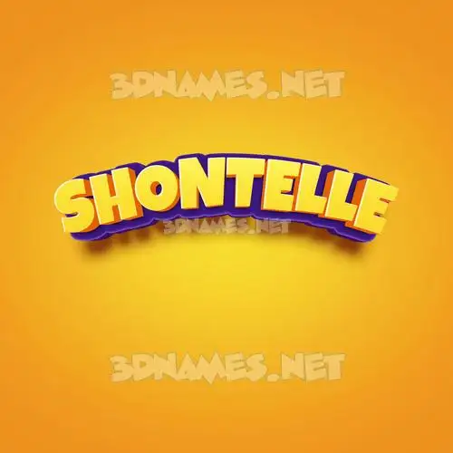 shontelle in Orange Toon style - 3D name wallpaper shontelle in Orange Toon style - 3D name wallpaper
