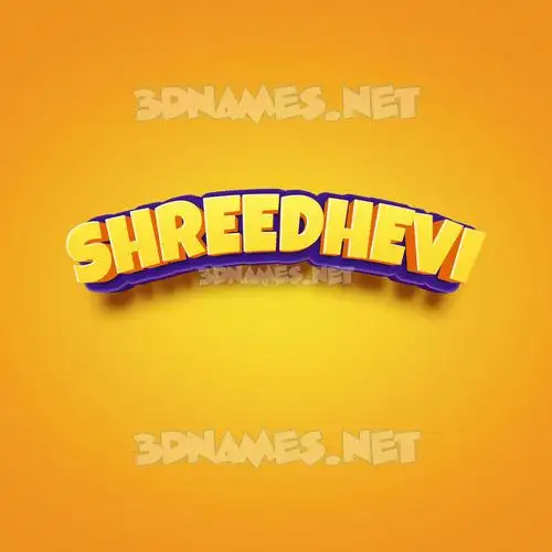 shreedhevi in Orange Toon style - 3D name wallpaper shreedhevi in Orange Toon style - 3D name wallpaper