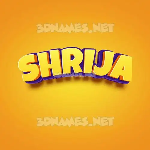 shrija in Orange Toon style - 3D name wallpaper shrija in Orange Toon style - 3D name wallpaper