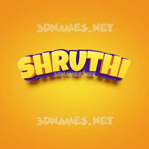 shruthi in Orange Toon style - 3D name wallpaper shruthi in Orange Toon style - 3D name wallpaper