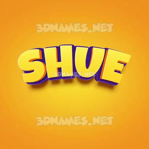 shue in Orange Toon style - 3D name wallpaper shue in Orange Toon style - 3D name wallpaper