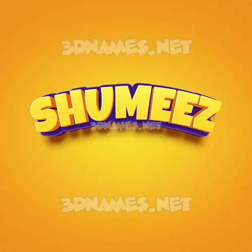shumeez in Orange Toon style - 3D name wallpaper shumeez in Orange Toon style - 3D name wallpaper