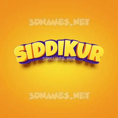 siddikur in Orange Toon style - 3D name wallpaper siddikur in Orange Toon style - 3D name wallpaper