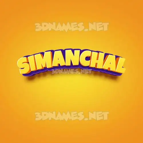 simanchal in Orange Toon style - 3D name wallpaper simanchal in Orange Toon style - 3D name wallpaper