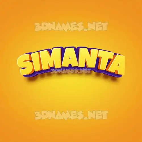 simanta in Orange Toon style - 3D name wallpaper simanta in Orange Toon style - 3D name wallpaper