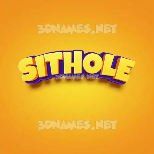 sithole in Orange Toon style - 3D name wallpaper sithole in Orange Toon style - 3D name wallpaper