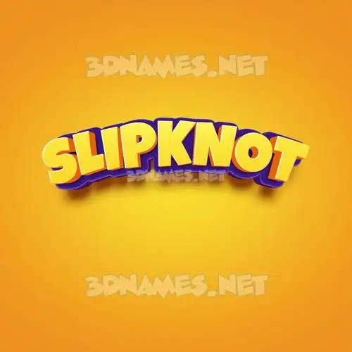 slipknot in Orange Toon style - 3D name wallpaper slipknot in Orange Toon style - 3D name wallpaper