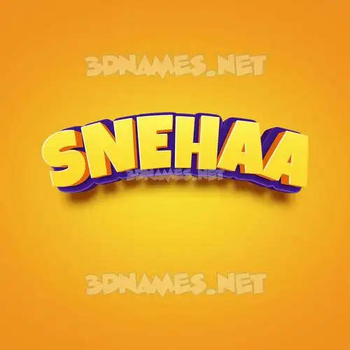 snehaa in Orange Toon style - 3D name wallpaper snehaa in Orange Toon style - 3D name wallpaper