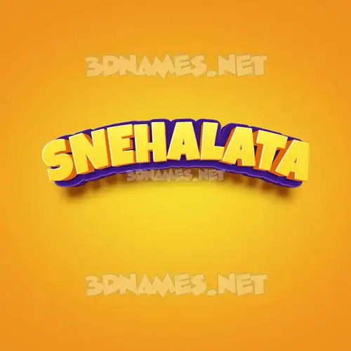 snehalata in Orange Toon style - 3D name wallpaper snehalata in Orange Toon style - 3D name wallpaper