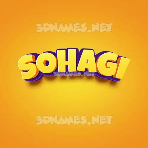 sohagi in Orange Toon style - 3D name wallpaper sohagi in Orange Toon style - 3D name wallpaper