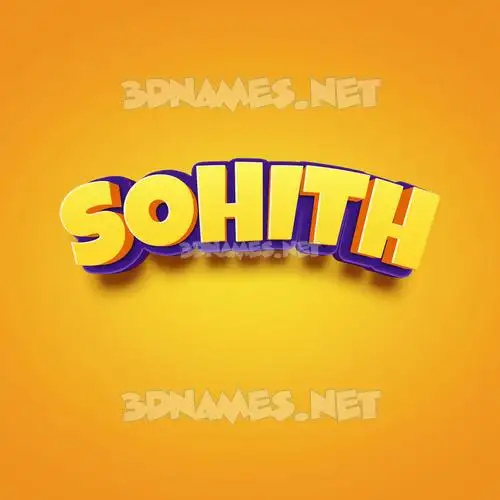 sohith in Orange Toon style - 3D name wallpaper sohith in Orange Toon style - 3D name wallpaper