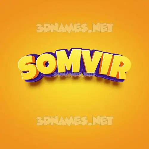 somvir in Orange Toon style - 3D name wallpaper somvir in Orange Toon style - 3D name wallpaper