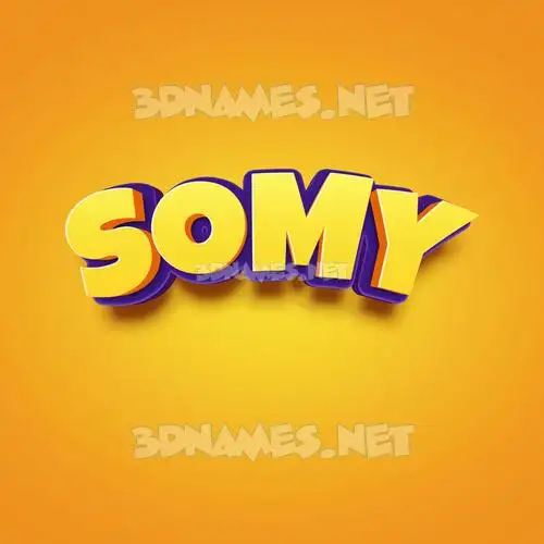 somy in Orange Toon style - 3D name wallpaper somy in Orange Toon style - 3D name wallpaper