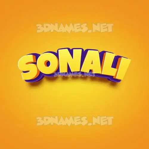 sonali in Orange Toon style - 3D name wallpaper sonali in Orange Toon style - 3D name wallpaper