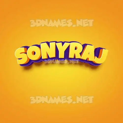sonyraj in Orange Toon style - 3D name wallpaper sonyraj in Orange Toon style - 3D name wallpaper