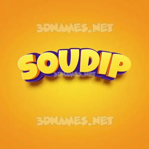 soudip in Orange Toon style - 3D name wallpaper soudip in Orange Toon style - 3D name wallpaper