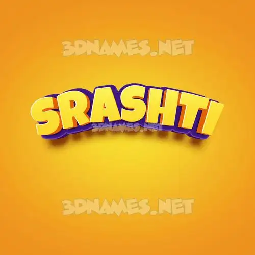 srashti in Orange Toon style - 3D name wallpaper srashti in Orange Toon style - 3D name wallpaper