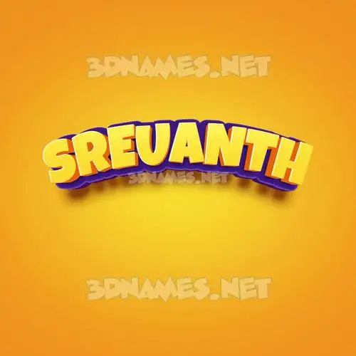 sreuanth in Orange Toon style - 3D name wallpaper sreuanth in Orange Toon style - 3D name wallpaper