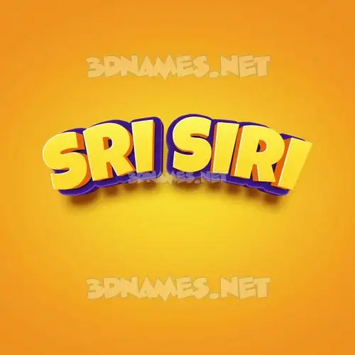 sri siri in Orange Toon style - 3D name wallpaper sri siri in Orange Toon style - 3D name wallpaper