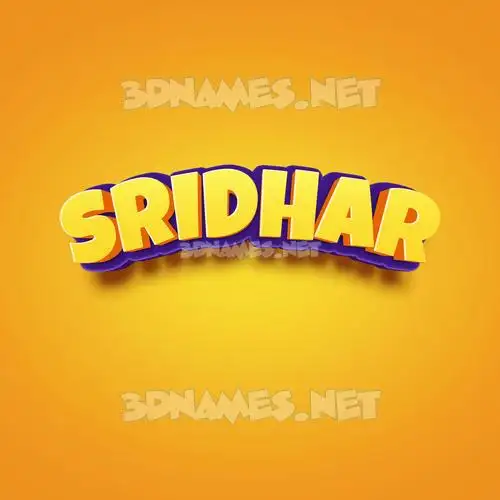 sridhar in Orange Toon style - 3D name wallpaper sridhar in Orange Toon style - 3D name wallpaper