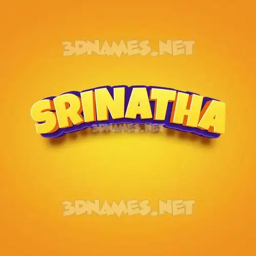 srinatha in Orange Toon style - 3D name wallpaper srinatha in Orange Toon style - 3D name wallpaper