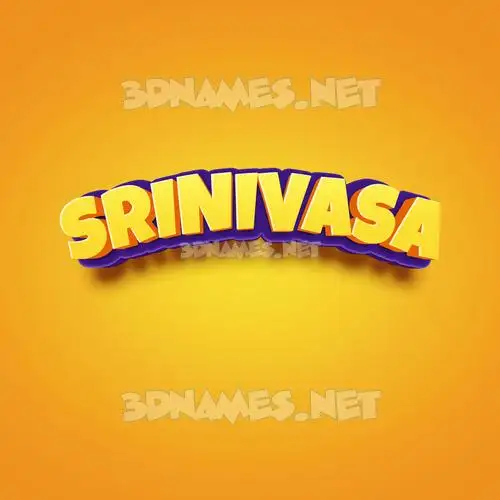 srinivasa in Orange Toon style - 3D name wallpaper srinivasa in Orange Toon style - 3D name wallpaper