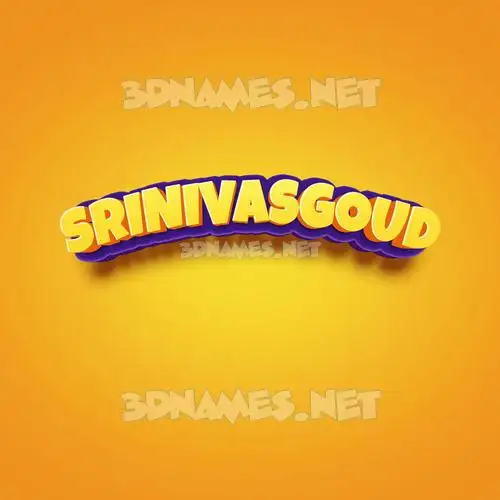 srinivasgoud in Orange Toon style - 3D name wallpaper srinivasgoud in Orange Toon style - 3D name wallpaper