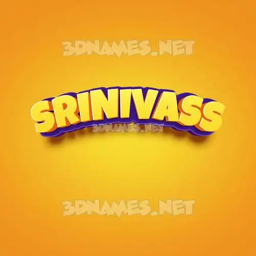 srinivass in Orange Toon style - 3D name wallpaper srinivass in Orange Toon style - 3D name wallpaper