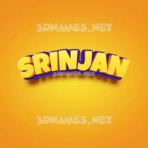 srinjan in Orange Toon style - 3D name wallpaper srinjan in Orange Toon style - 3D name wallpaper
