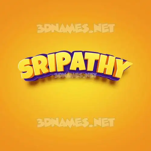 sripathy in Orange Toon style - 3D name wallpaper sripathy in Orange Toon style - 3D name wallpaper