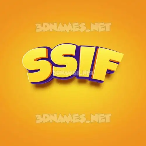 ssif in Orange Toon style - 3D name wallpaper ssif in Orange Toon style - 3D name wallpaper