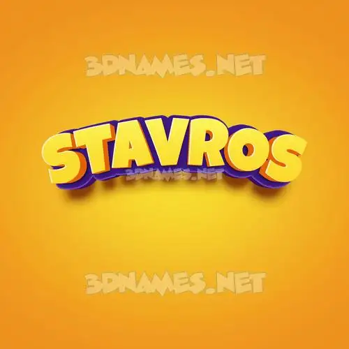 stavros in Orange Toon style - 3D name wallpaper stavros in Orange Toon style - 3D name wallpaper