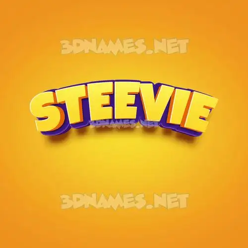 steevie in Orange Toon style - 3D name wallpaper steevie in Orange Toon style - 3D name wallpaper