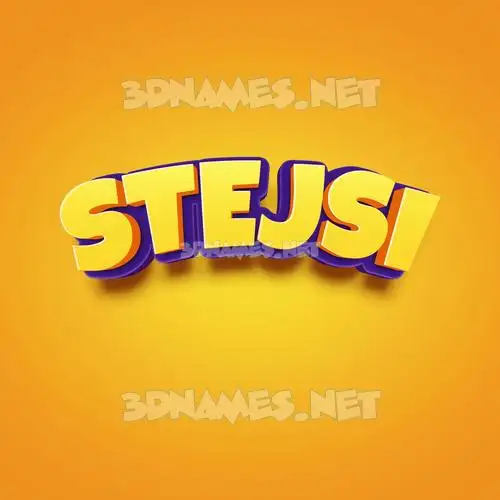 stejsi in Orange Toon style - 3D name wallpaper stejsi in Orange Toon style - 3D name wallpaper