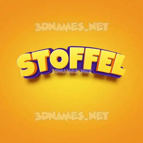 stoffel in Orange Toon style - 3D name wallpaper stoffel in Orange Toon style - 3D name wallpaper