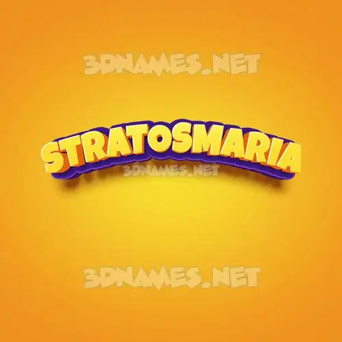 stratosmaria in Orange Toon style - 3D name wallpaper stratosmaria in Orange Toon style - 3D name wallpaper