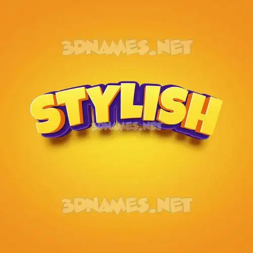 stylish in Orange Toon style - 3D name wallpaper stylish in Orange Toon style - 3D name wallpaper
