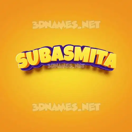 subasmita in Orange Toon style - 3D name wallpaper subasmita in Orange Toon style - 3D name wallpaper